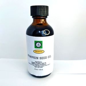 Pumpkin Seeds Oil, Organic, Unrefined, Cold Pressed, unscented for Hair …